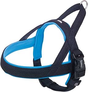 Pettorina Nobby Mesh Preno Stile Norvegese Per Cani - Rosa/Nero, Taglia S-M (38-50 Cm) - Foto 5