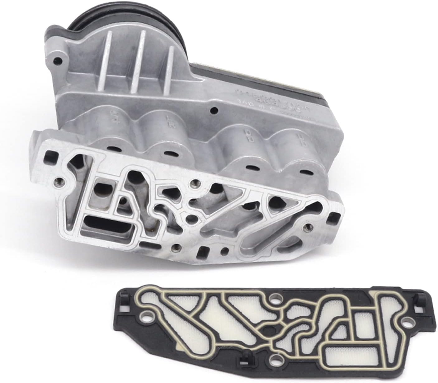 42RLE Transmission Solenoid Block and Gasket with Speed Sensors kit Compatible with Jeep Chrysler Dodge Mitsubishi 52854001AA 4799061AB