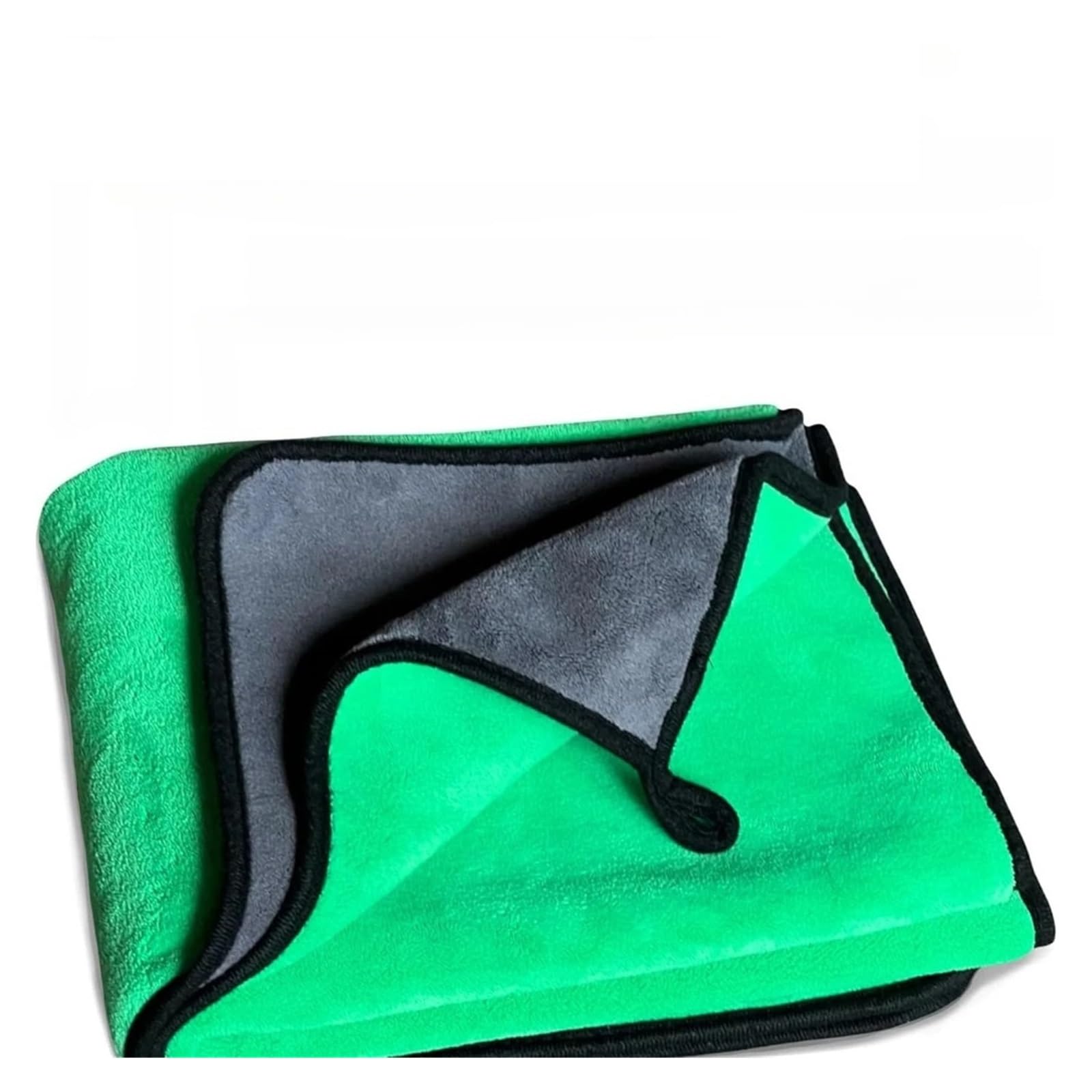 20Pcs Ultra-Fine Microfiber Car Wash Towels - Thickened Grey Green Cleaning Cloths for Car Care and Drying 30x40cm — view 7