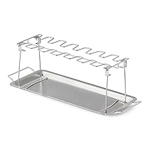 Amazon Basics, Supporto per Cosce e Ali di Pollo, Argento, 1 Pezzo