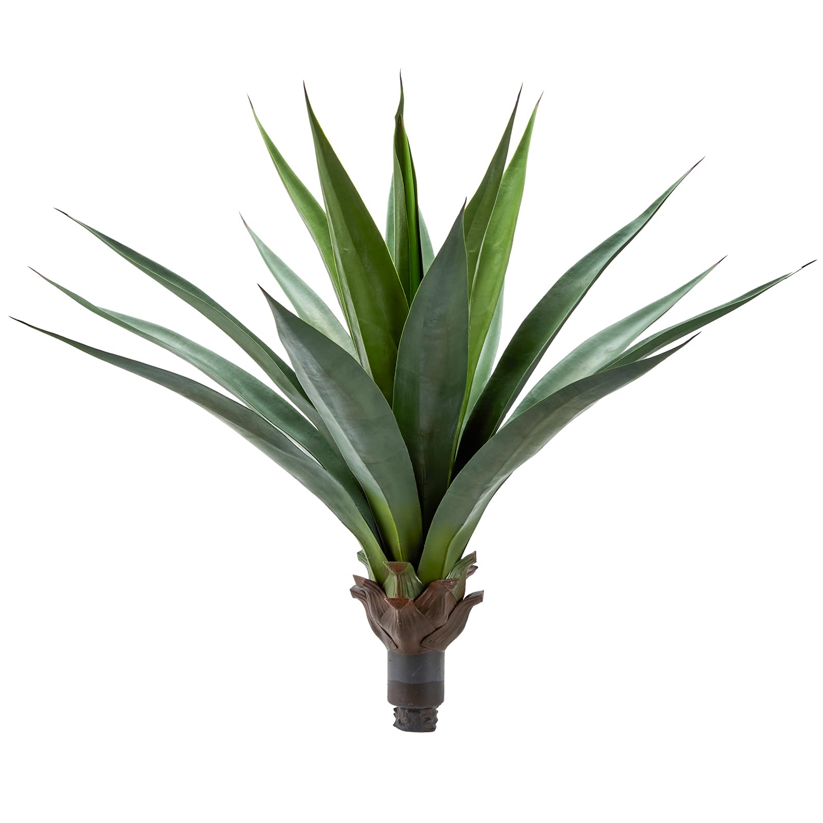 33" Large Tall Artificial Unpotted Agave Plant UV-Resistant Realistic Faux Plant for Indoor/Outdoor Home Décor