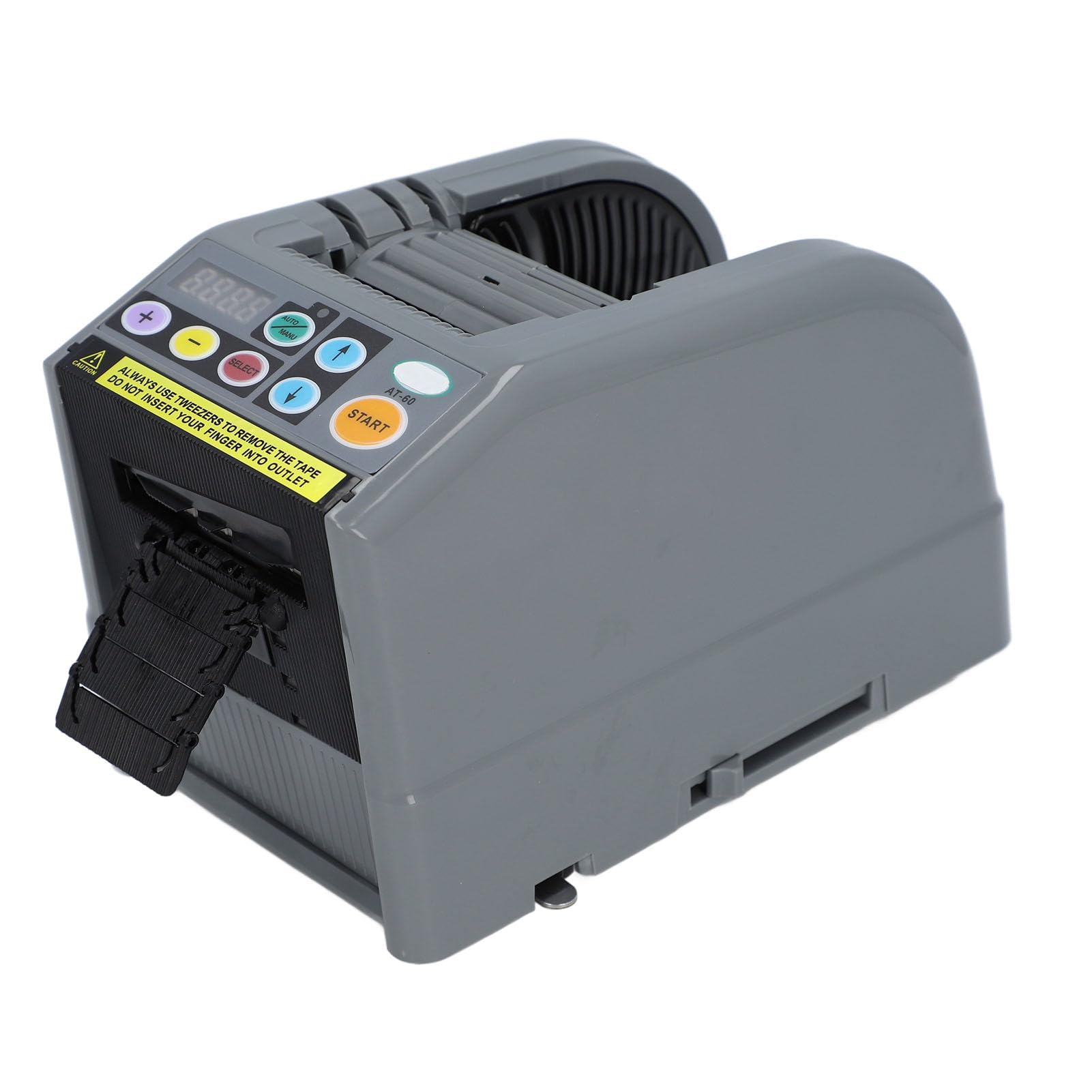 Rullo a Nastro Adesivo Automatico, Tagliente Adesiva a Nastro Adesivo Elettronico di Larghezza di Taglio 6 a 60 Mm, Lunghezza di Taglio 999 M, Macchina (Plug UE 220-240 V (180-265 V Alimentatore))