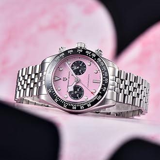 LACZ DENTON Pagani Design Panda Dial Men's Chronograph Watches Japan VK64 Movement Stianless Steel 100M Waterproof Men Fashion Casual Watch