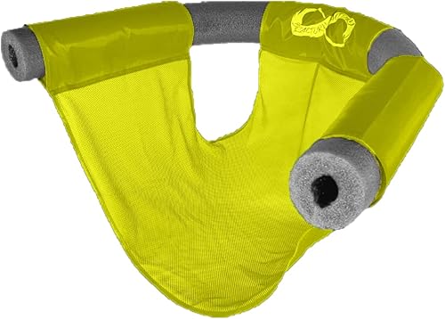 Miniatura 6 de Silla de fideos de piscina, cómoda correa flotante de malla para fideos, silla de descanso relajante, asiento de hamaca de fideos, paquete de 3,