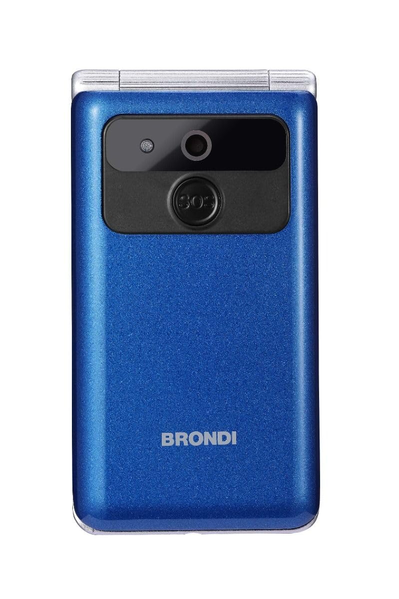 Brondi Chi Parla Amico Prezioso cellulare dual sim per aziani colore blue metal