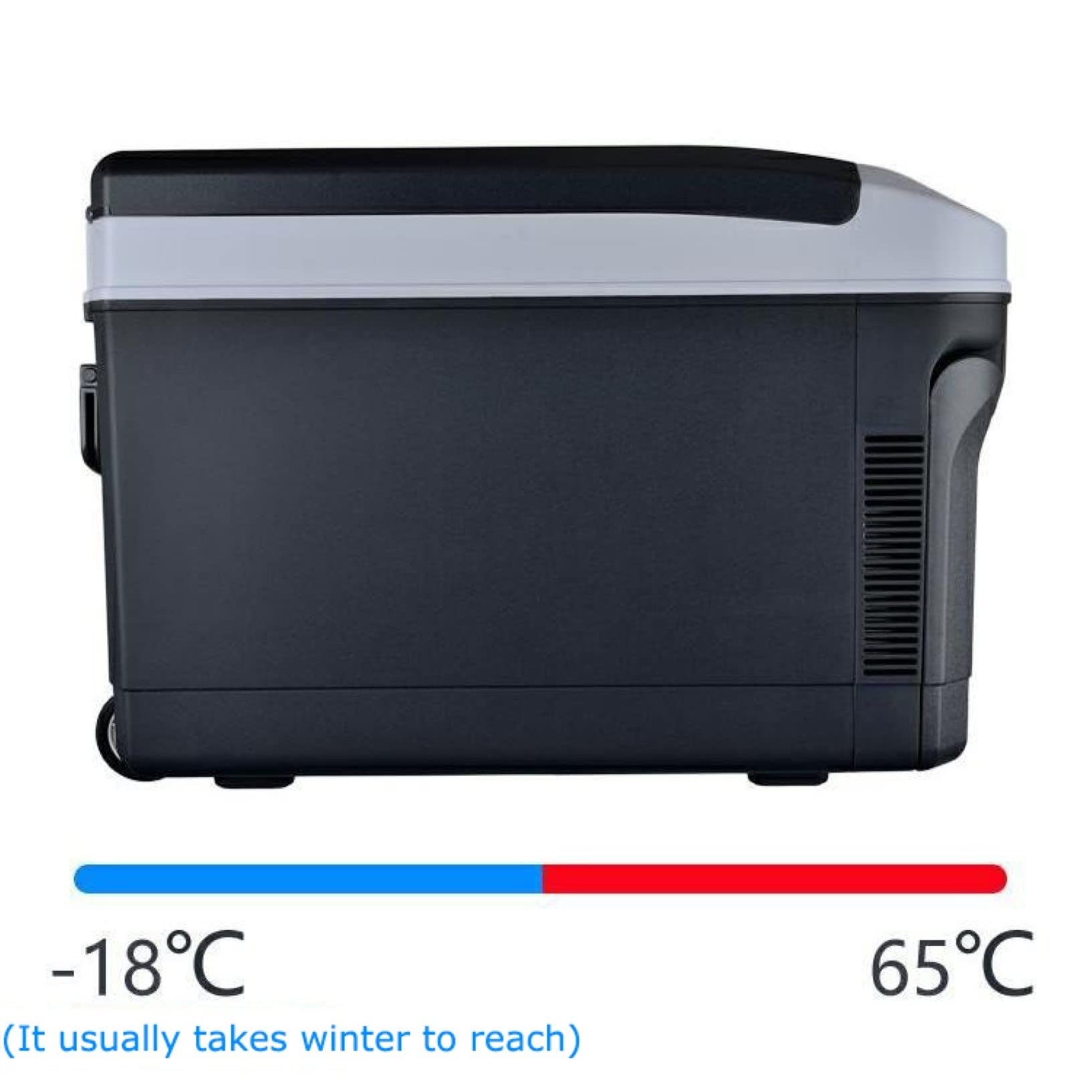 Nevera Termoeléctrica Portátil 35 L Nevera Viaje para Coche Nevera Portátil Eléctrica Viaje para Coche para Camping Caravanas Picnics Festivales
