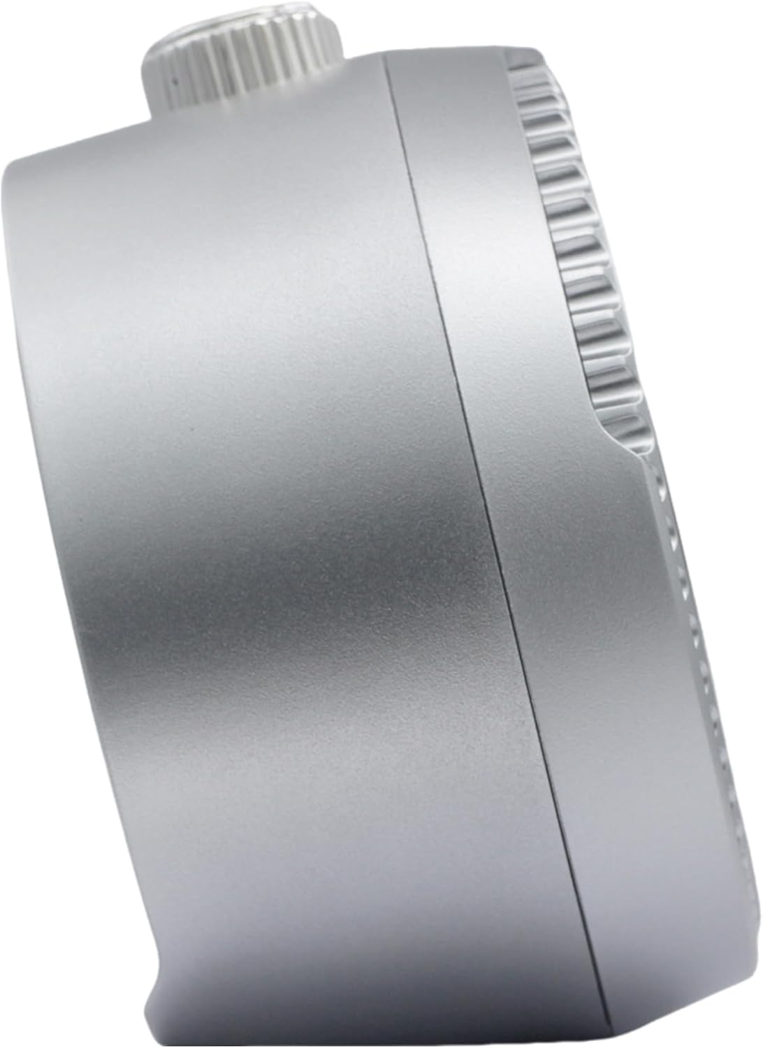 SEIKO QHE207SLH Watch Face Non Ticking Bedroom Alarm Clock, Silver, 4 x 3.8 Inches