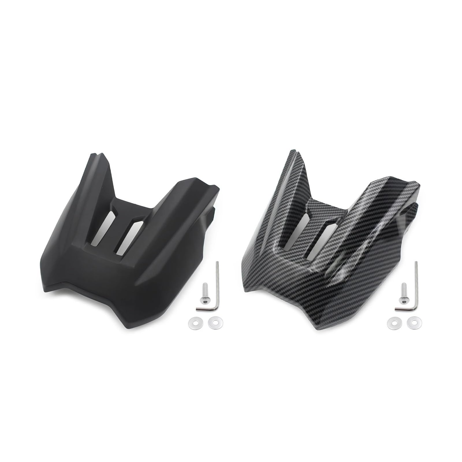 Parafango moto Per accessori per carenatura Per moto Per Voge Estensione anteriore Copri frecce a becco prolunga per ruota(Nero)