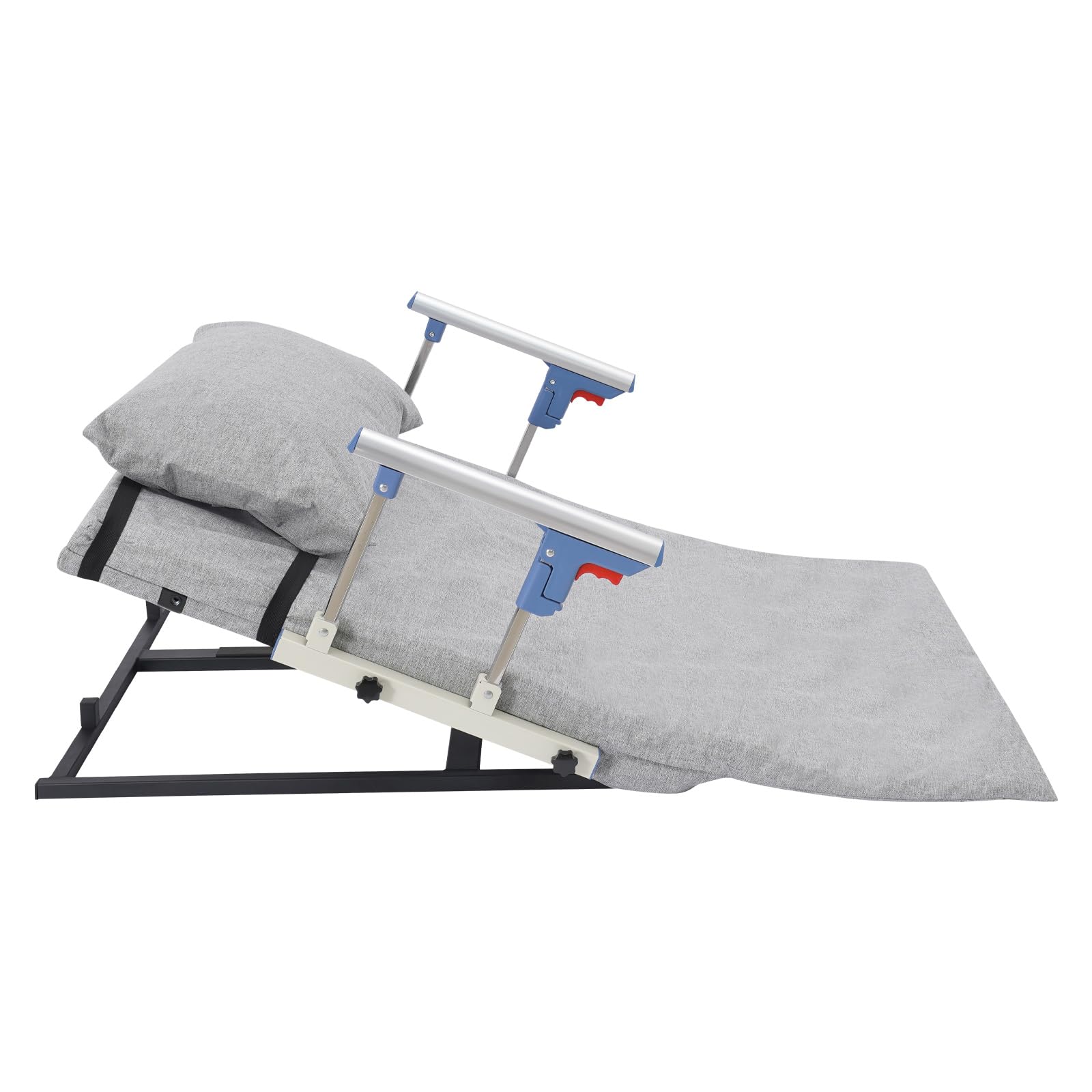 Electric Lifting Bed Backrest, Adjustable Power Lifting Bed Backrest with Foldable Armrest, Electric Auxiliary Backrests for Pregnant Elderly Disabled, 300lbs Capacity, Lift Angle 2-70° (Short)