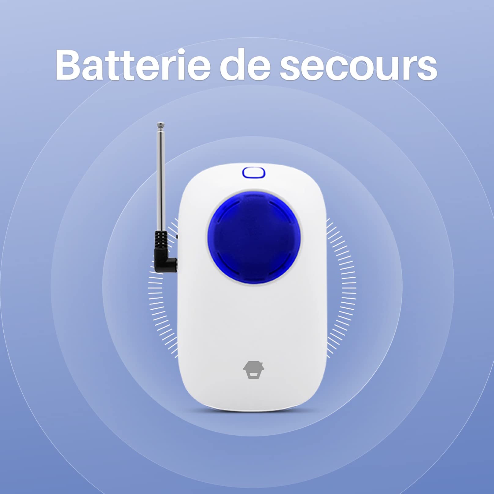 Chuango RT-101 Répéteur sans Fil - Amplificateur de Signal pour Système Alarme - Technologie MCU - Renforce la Puissance de Transmission - Compatibles avec Accessoires et Panneau de Commande Blanc
