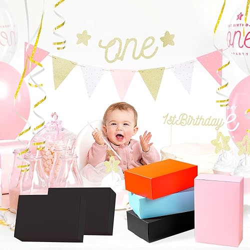 Miniatura 6 de Paquete de 10 Cajas de Regalo, 9 x 6 x 3 pulgadas, Para Cajas de Propuesta de Dama de Honor, Cajas de Regalo Premium, Regalo de Boda, Vacaciones,