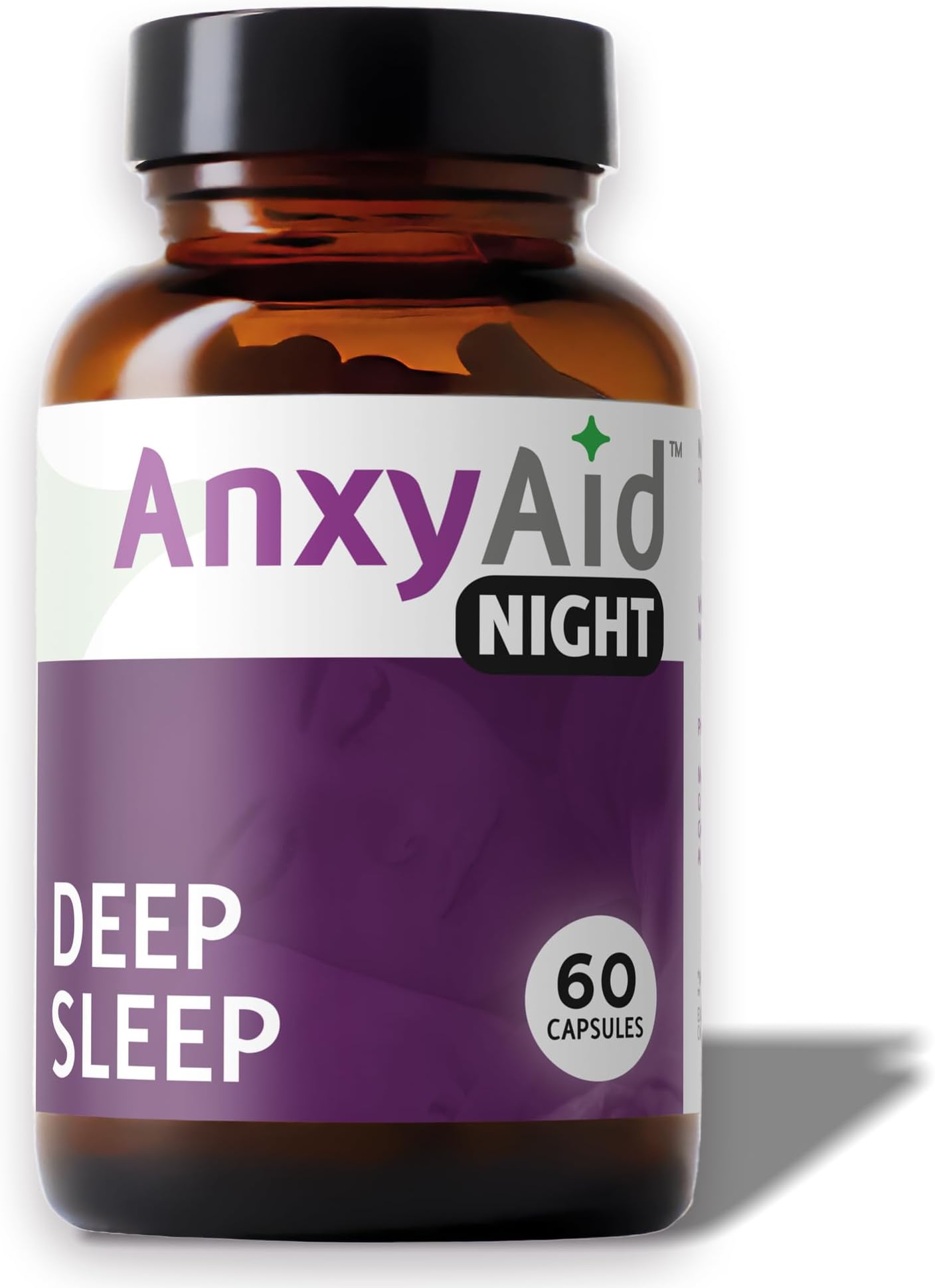 Sleeping Tablets Anxiety Relief for Adults โ 60 Capsules Non-GMO Vegetarian Stress Relief Sleeping Aid with Vitamins, Minerals โ Natural Highly Concentrated Tablets for Anxiety and Stress