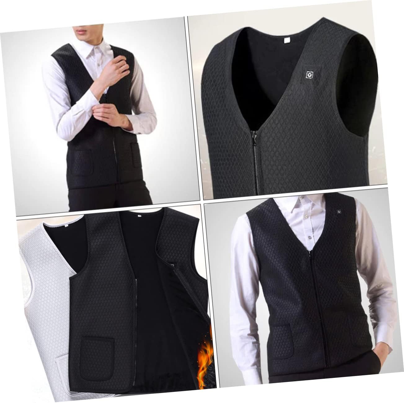 Heating Vest Recargable Battery Men Shirt Jackets Womans Tank Tops Heated Pad Adjustable Thermal Vest