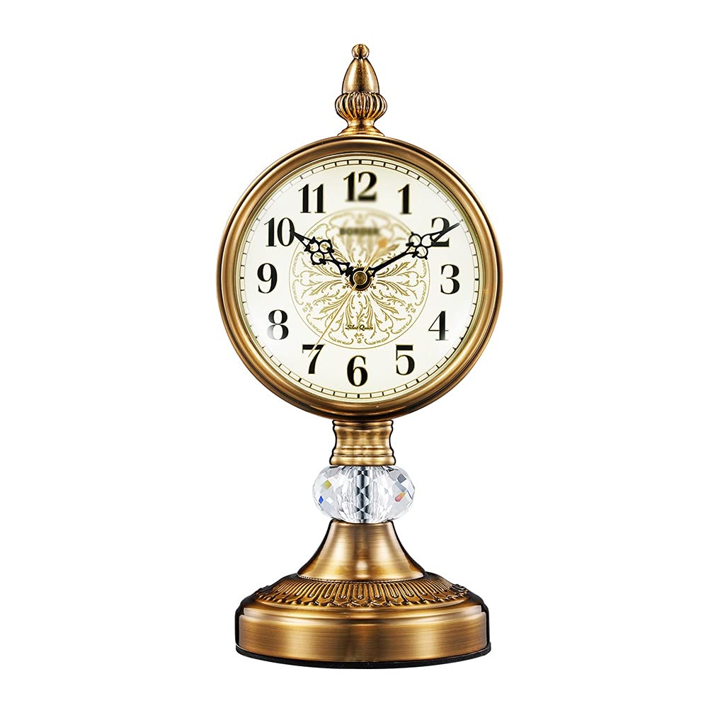 Reloj de escritorio ornamental JFDBGU con diseño elegante para salon