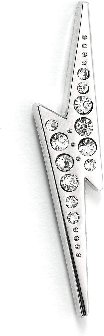Harry Potter HP Lightning Bolt Pin Badge With Crystals
