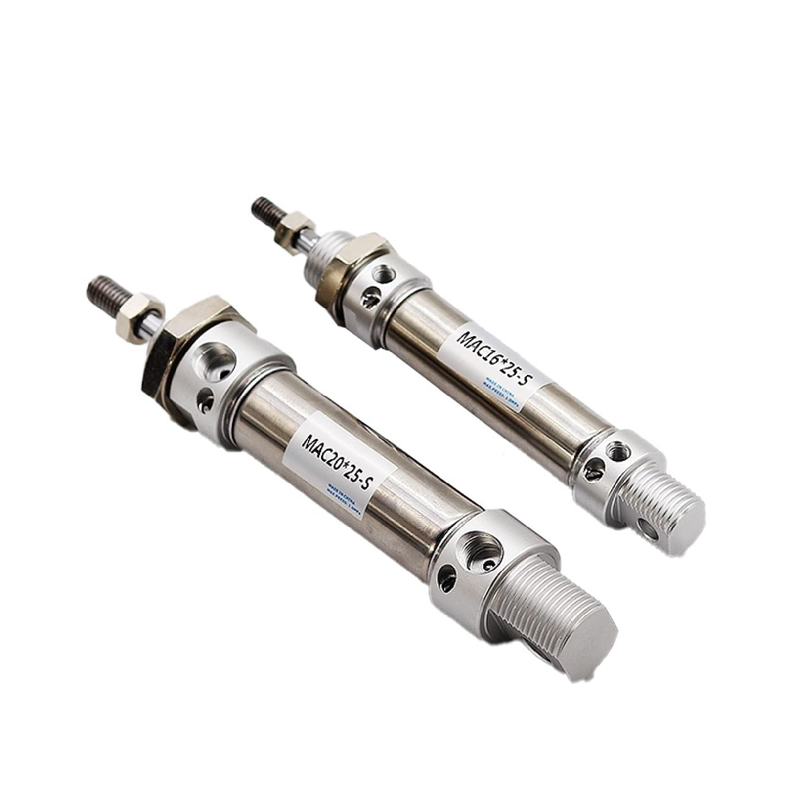 Vérin pneumatique MA40 course 175mm mini cylindre en acier inoxydable double effet