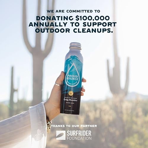 Miniatura 2 de Proud Source - Agua de manantial alcalina natural botellas de 16 onzas paquete de 6