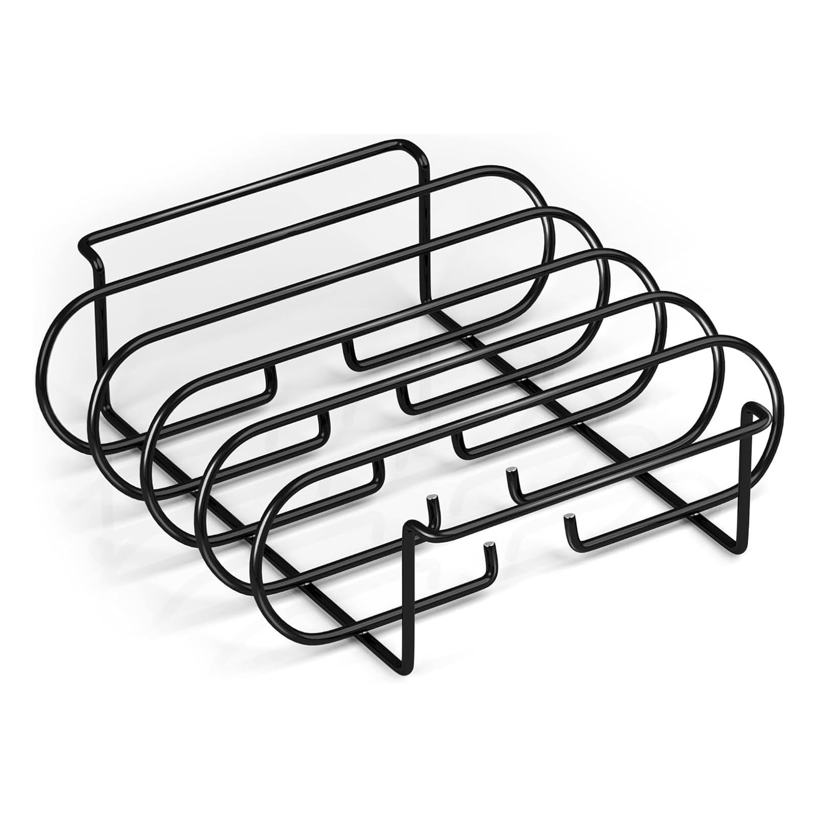 Soporte de costillas para parrilla antiadherente que evita carnes quemadas y pegadas
