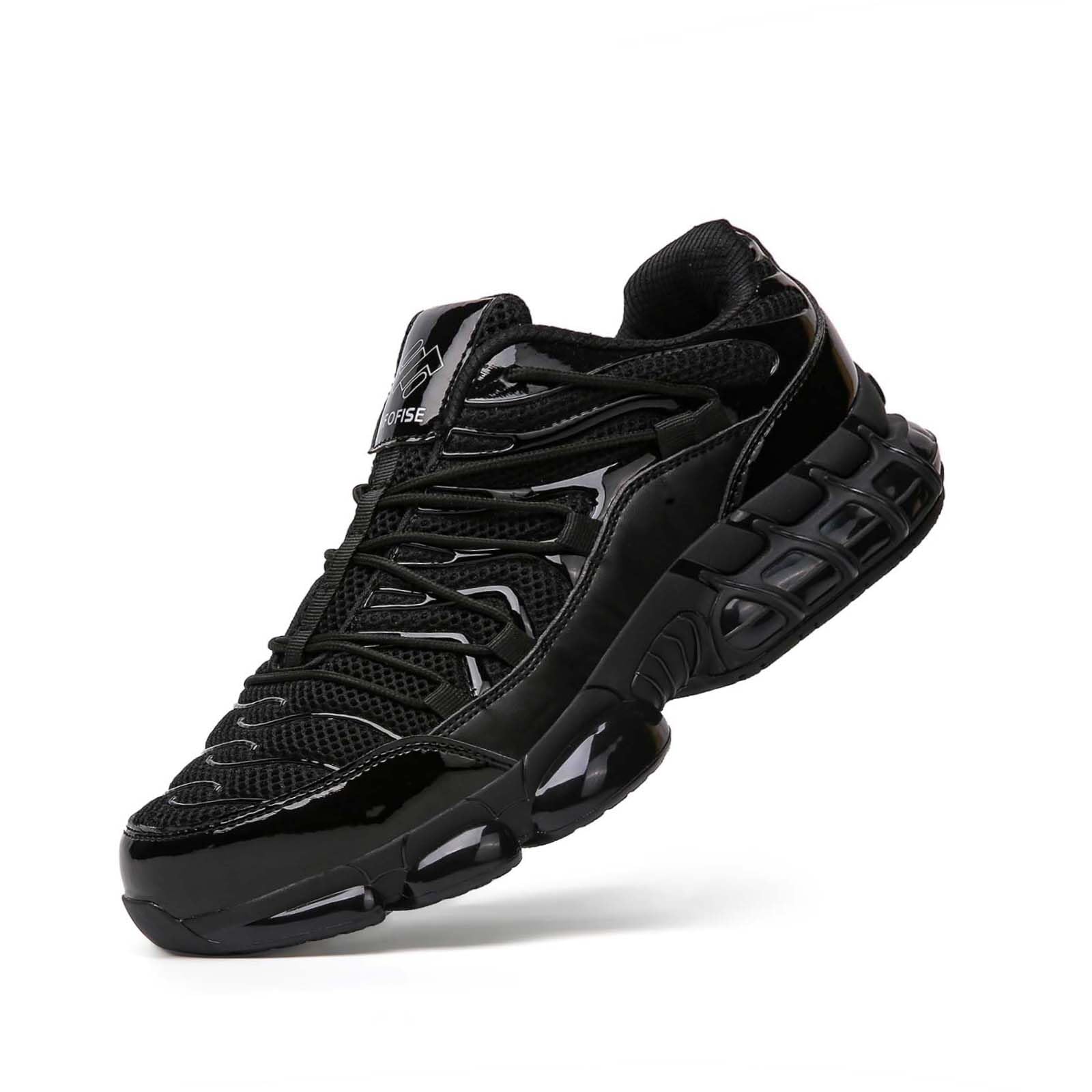 NIFOFISESteel Toe Work Shoes for Men Women Safety Composite Toe Sneakers Lightweight Comfortable Black Wide Utility Indestructible Industrial Construction Shoes Zapatos de seguridad para Hombres Mujer