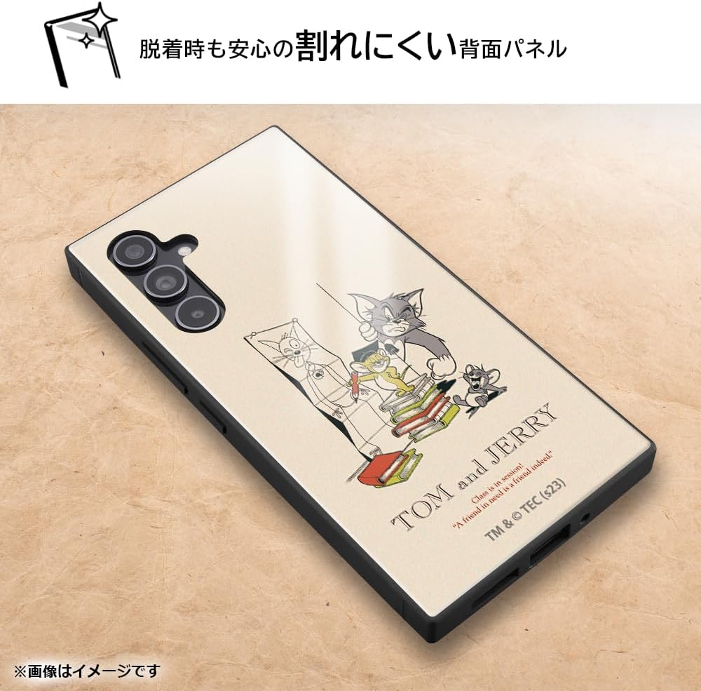 イングレム Inglem Galaxy A54 5G Case, Tom and Jerry Shockproof Cover KAKU Funny Jerry 2