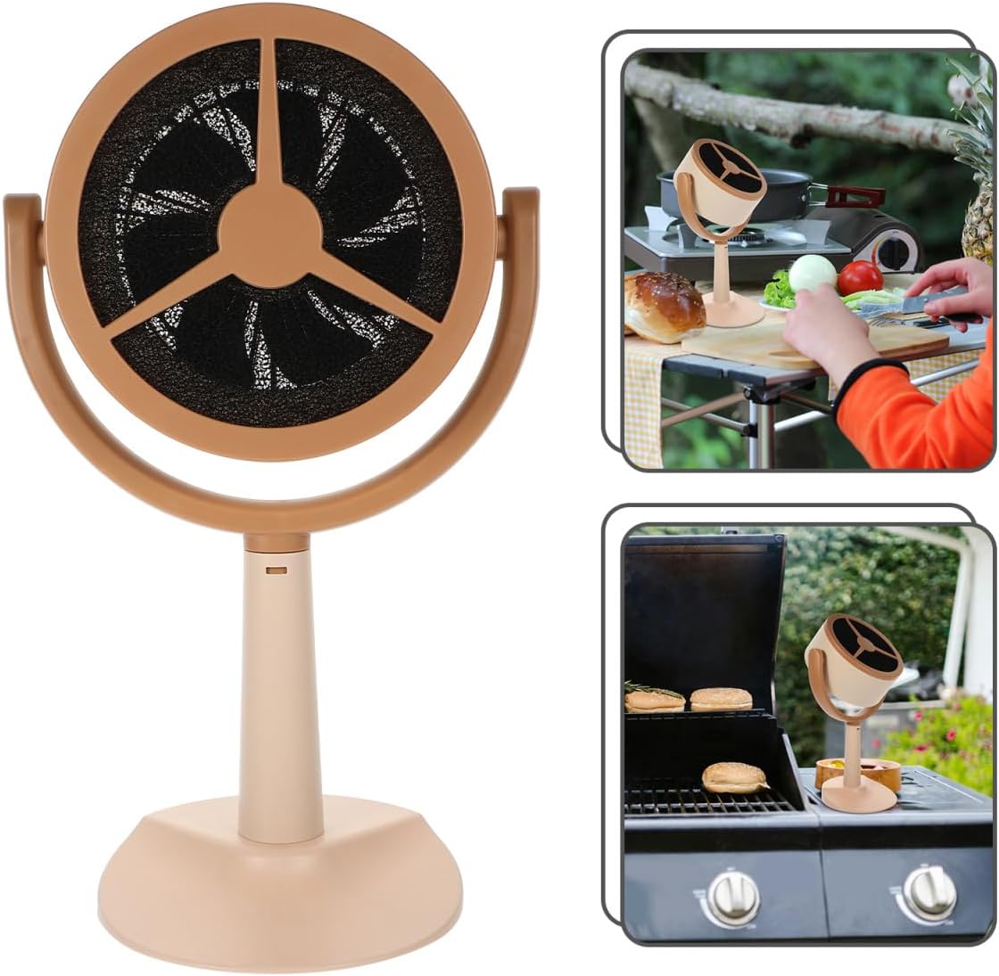 Generic 1set Extractor Hood Compact Usb Exhaust Fan for Spaces for Indoor Bbq and Hot Pot Cooking Efficient Oil and Smoke Absorption