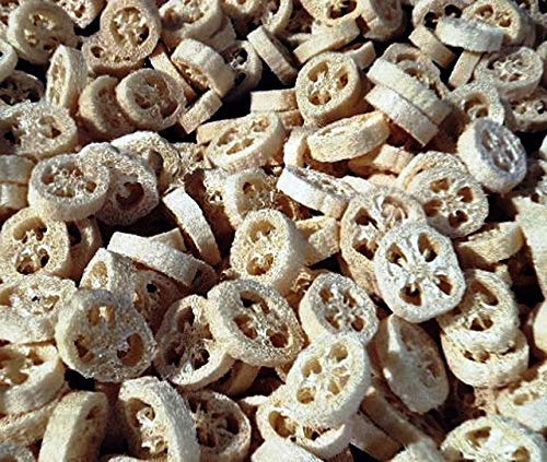 Lata™ || LOOFAH - Natural Sponge CUTS/SLICES || 2½” dia. x ¾” thk. ||18 pcs.