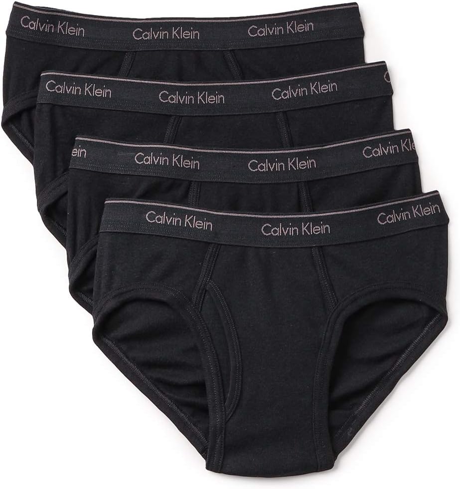 Calvin Klein Men's Cotton Classics Multipack Low Rise Hip Briefs