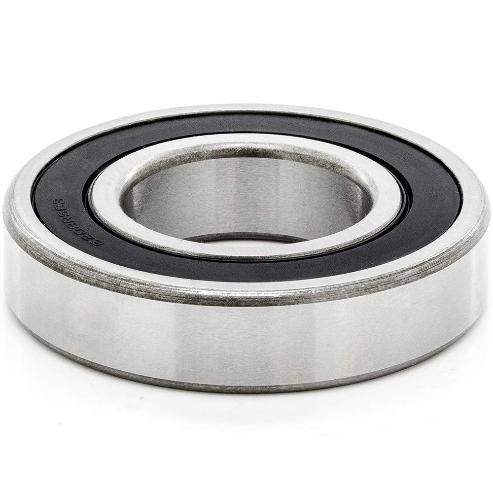 [2-Pack] 6208-2RS-C3 - Deep Groove Radial Ball Bearing 40mm x 80mm x 18mm (ID x OD x Width) Double Rubber Seal C3 Clearance