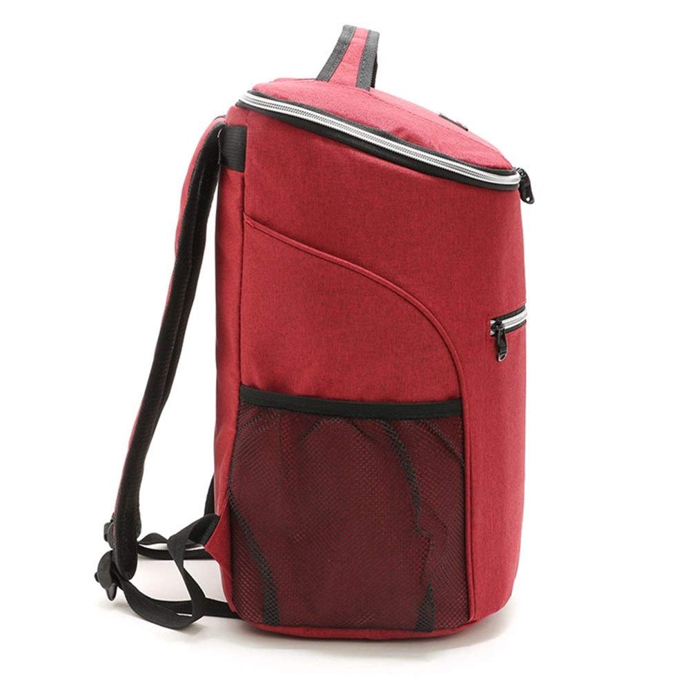 Bolsa de Picnic Bolsas de almuerzo con aislamiento grueso Bolsas de Almuerzo(Rouge)