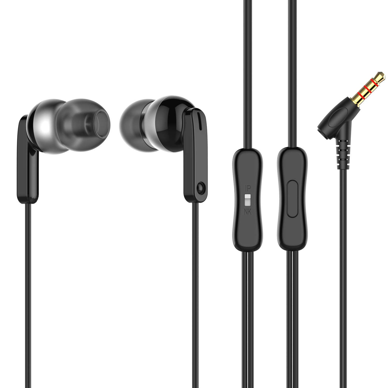 Glorious GL-191 Basic Wired Earphone with mic (Black)