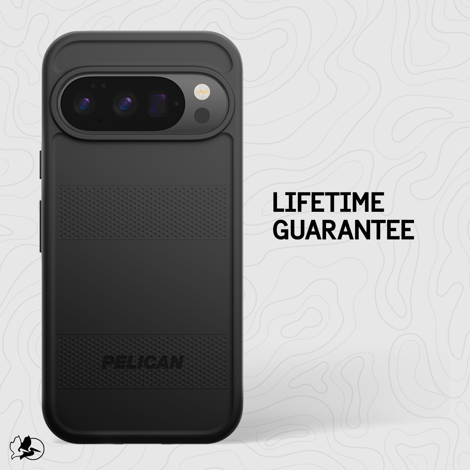 Pelican Etui ochronne na Google Pixel 10 Pro/Pixel 10, wytrzymałe magnetyczne etui na telefon z wojskowym 4,9 m - klasa ochrony przed upadkiem - wytrzymałe etui na telefon z magnesami - czarne