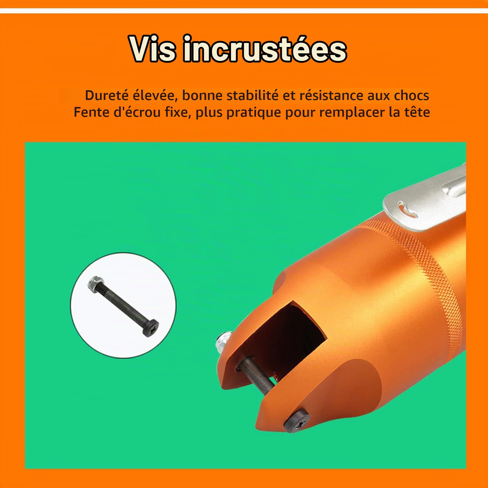 Ciseaux pneumatiques, outil de coupe pneumatique pour pince coupante pour fil métallique ron pince à fil en laiton en acier inoxydable HS20 coupe-fil pour cisaillement à air(HS20-S5)