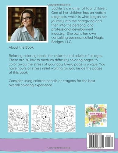 Easter Bunny and His Friend Chick Coloring Book for Kids