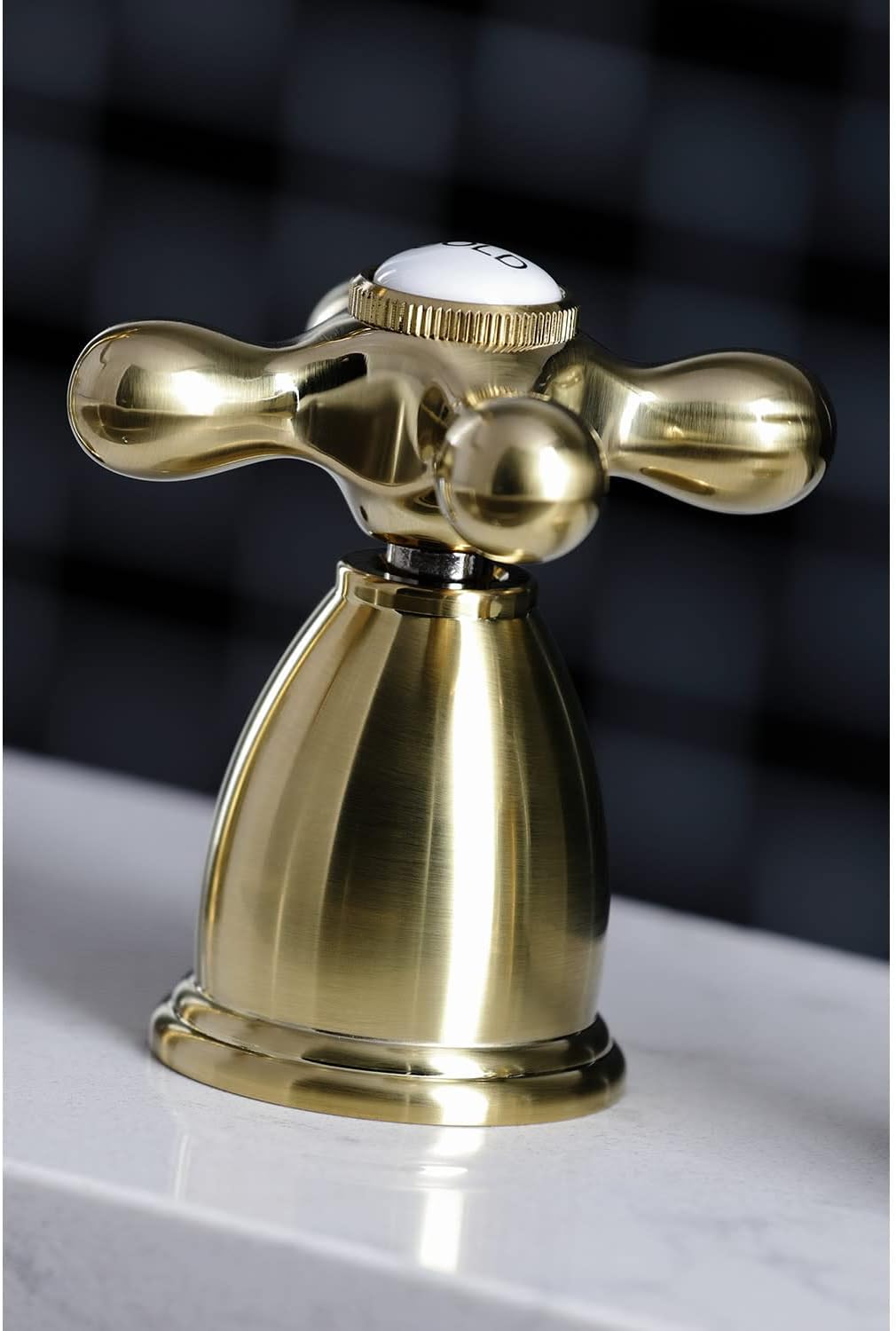 Kingston Brass KB1798AXBS Heritage 8-Inch Centerset Kitchen Faucet, Brushed Nickel