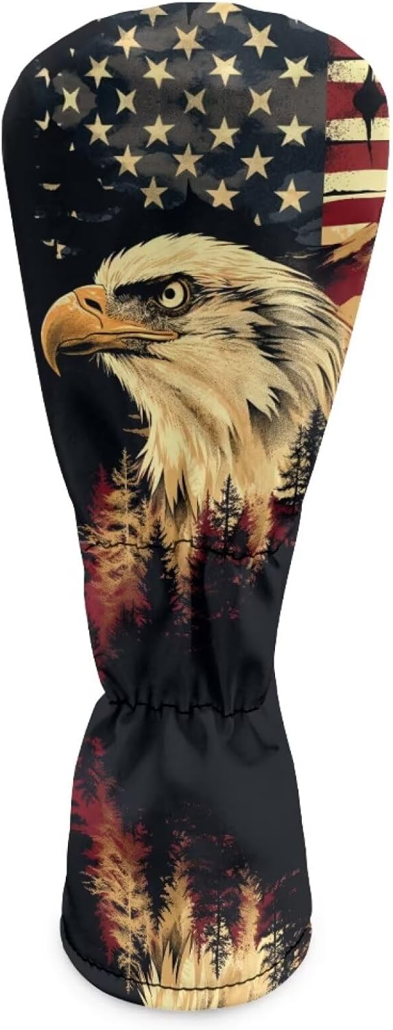 Rnyleeg Golf Club Covers Funny Golf Head Cover Driver Headcover for Boys Men Fairway Wood Head Covers Hybird Headcovers