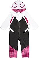 Vista 1 de Marvel Spider-Man Spider-Gwen Ghost Spider Zip Up Cosplay Enterizo para recién nacido a niño pequeño