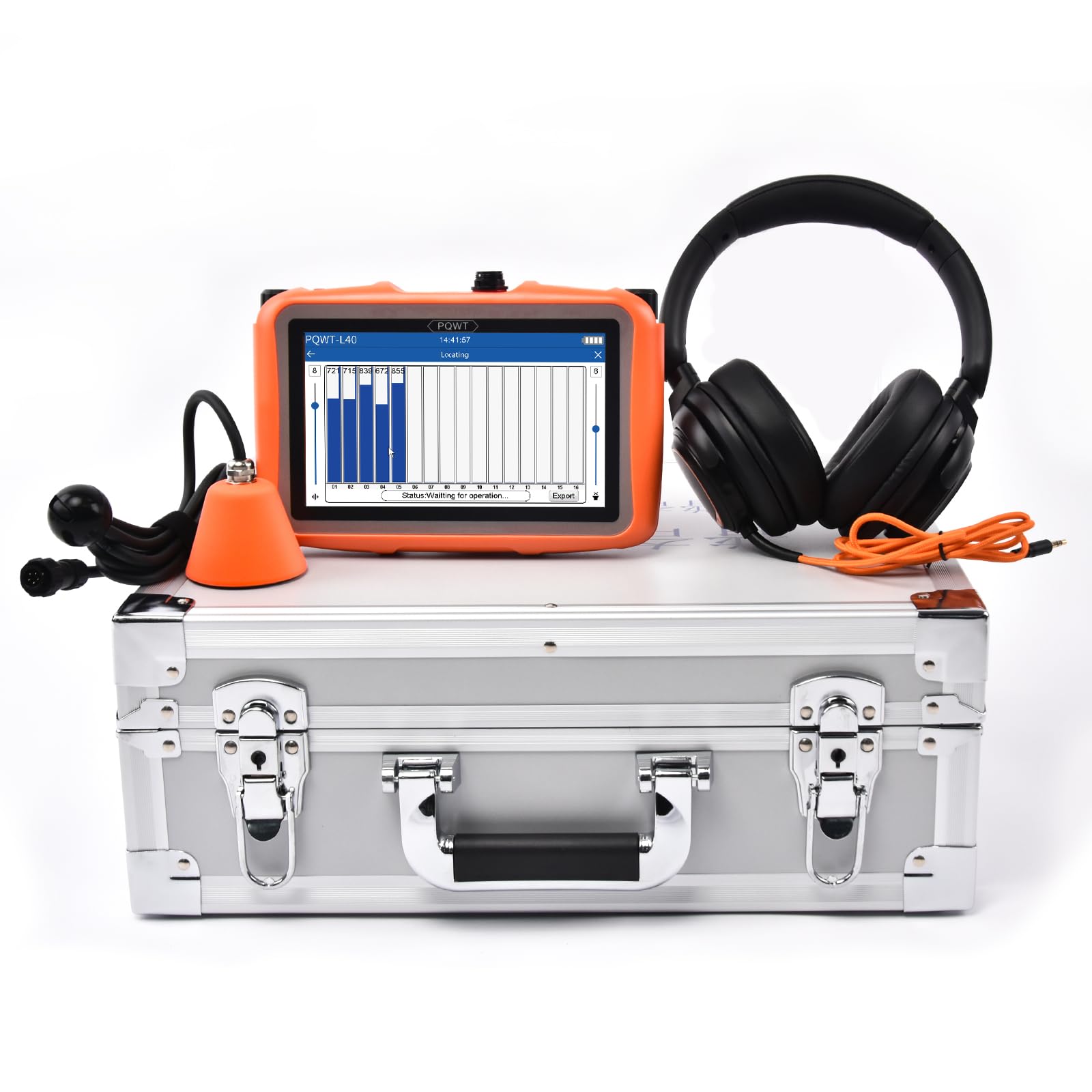PQWT L40 Underground Water Leak Detectors for Home Wall Water Pipe