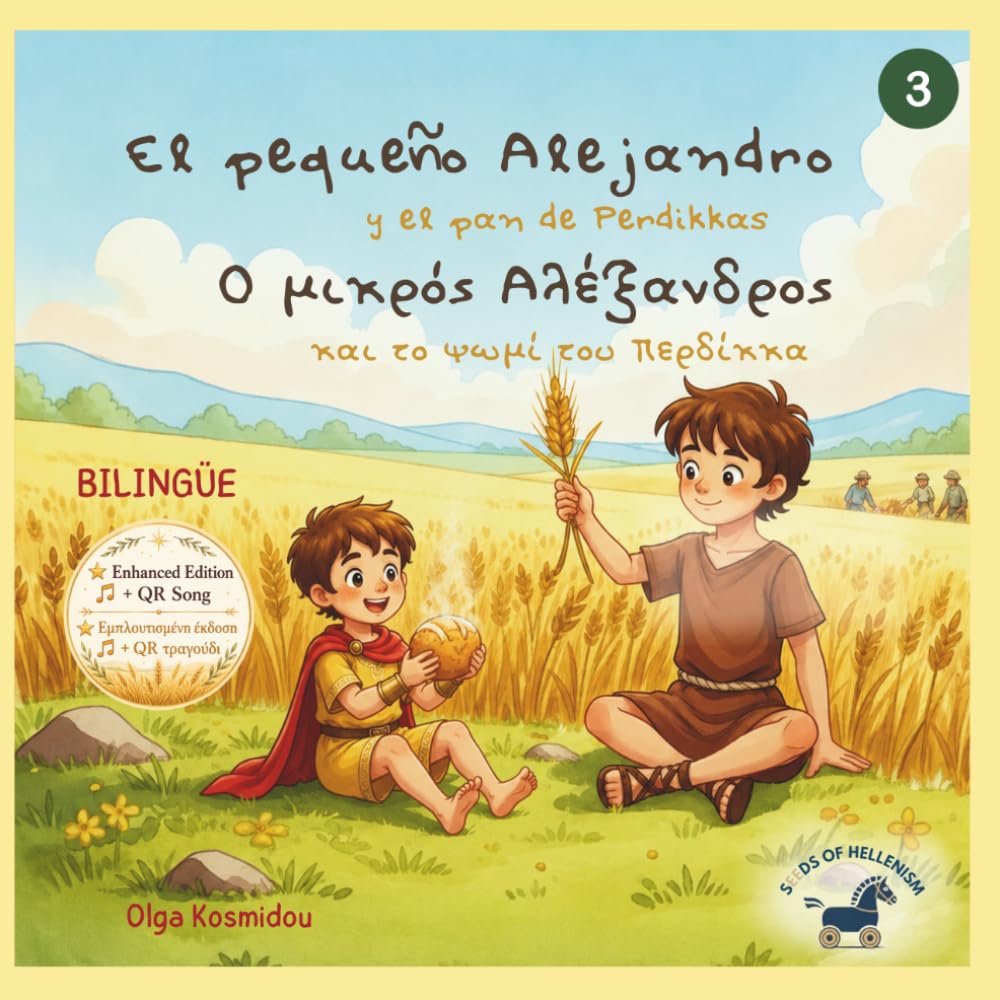 El pequeño Alejandro y el pan de Perdikkas: Un cuento ilustrado bilingüe inspirado en la infancia de Alejandro Magno (El pequeño Alejandro – Cuentos ... inspirados en la infancia de Alejandro Magno)