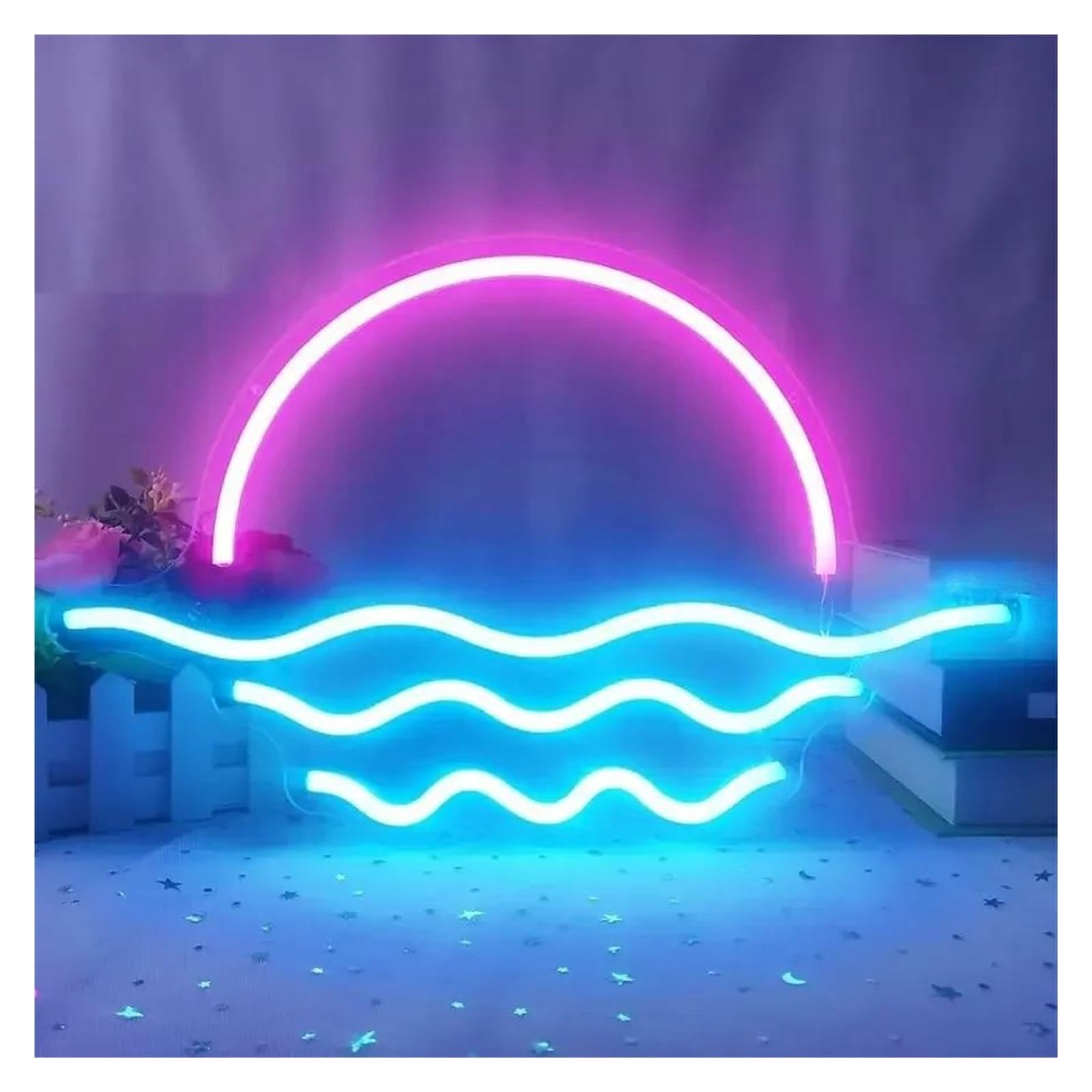 Luce al neon Per Alba Tramonto per Insegna al per Neon per Alimentazione per USB Dimmerabile