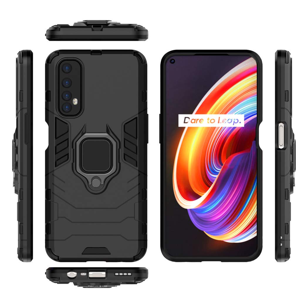 Cover per OPPO Realme X7 Pro (6,55 Pollici) 2 in 1 Hybrid Dual