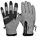 Gants d'hiver, Écran Tactile Gant pour Homme Femme, Imperméable, Gel Rembourré, Fermeture à glissière améliorée, Sports d'extérieur Cyclisme Running Gants en vélo, Thermique Isolé Gants de Neige