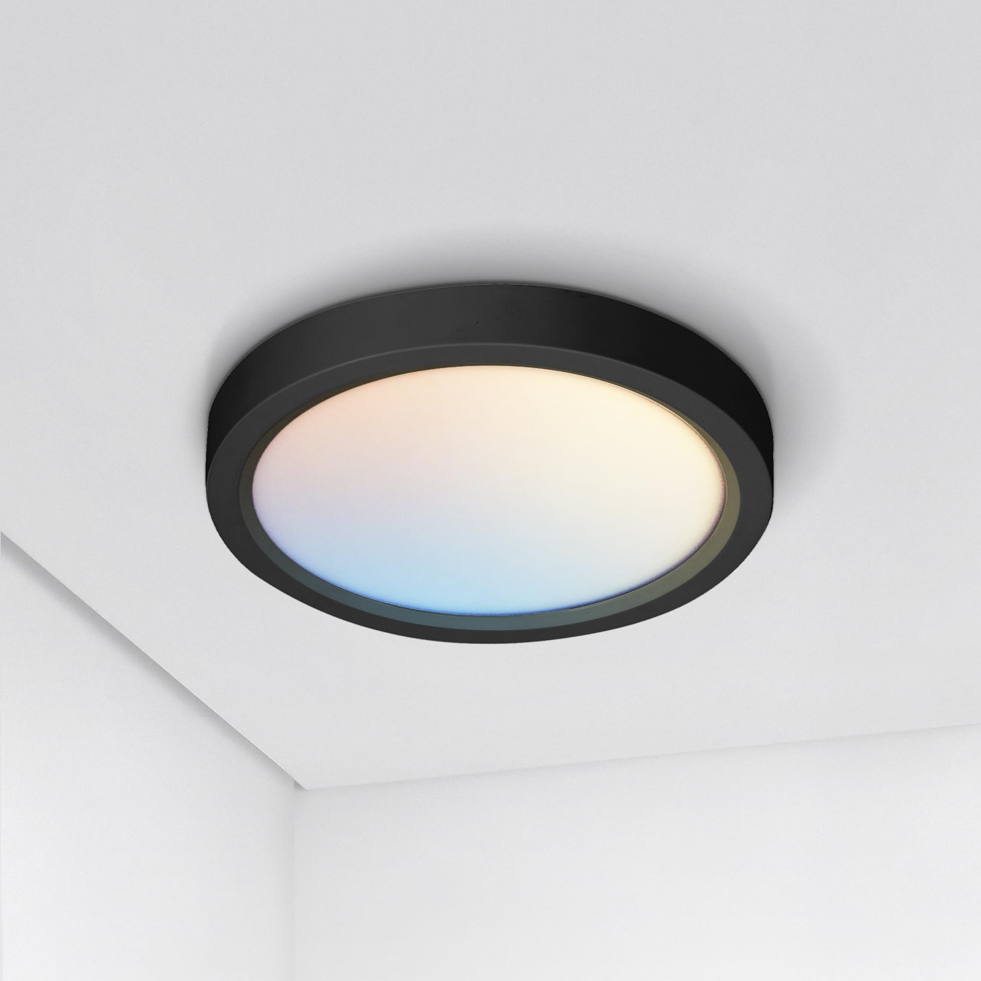 ASD LED 5 Round Flush Mount Ceiling Light Fixture Low Profile Surface Lighting 5CCT Dimmable Ultra-Thin ETL Listed