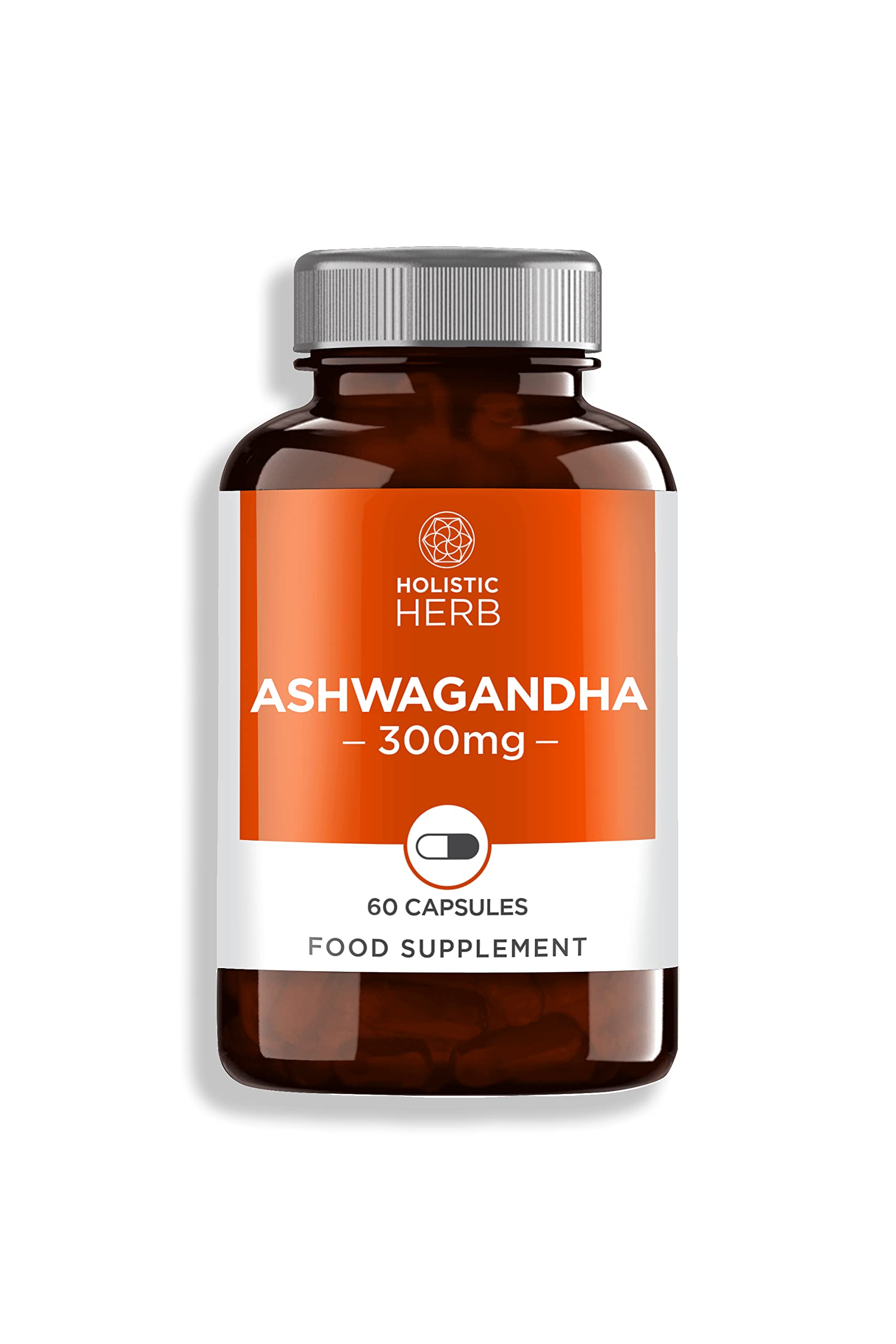Holistic Herb Premium Ashwagandha Capsules 60 300mg