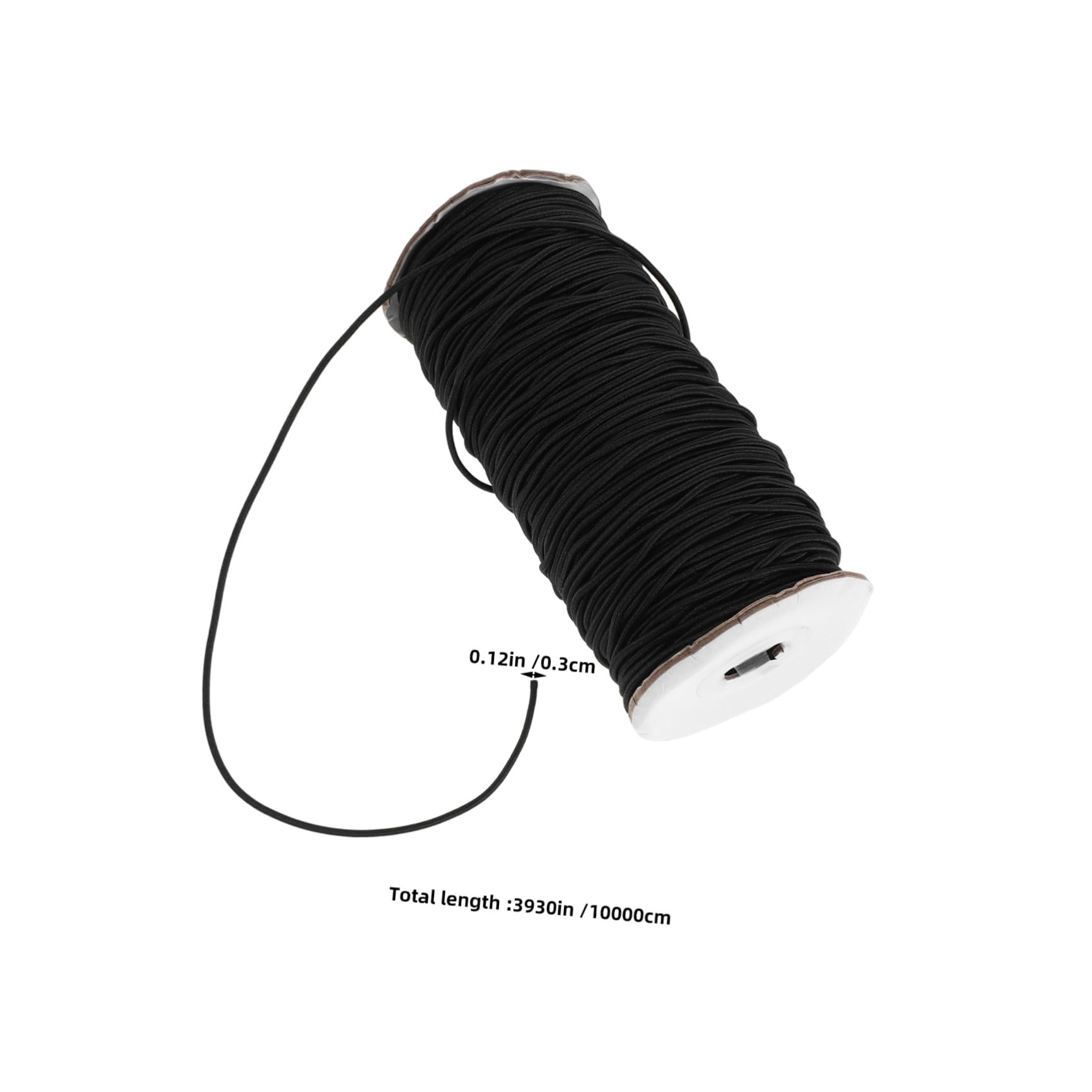 Elastische Kordel 3mm Rund 1 Rolle Schwarz Halloween Geschenkideen