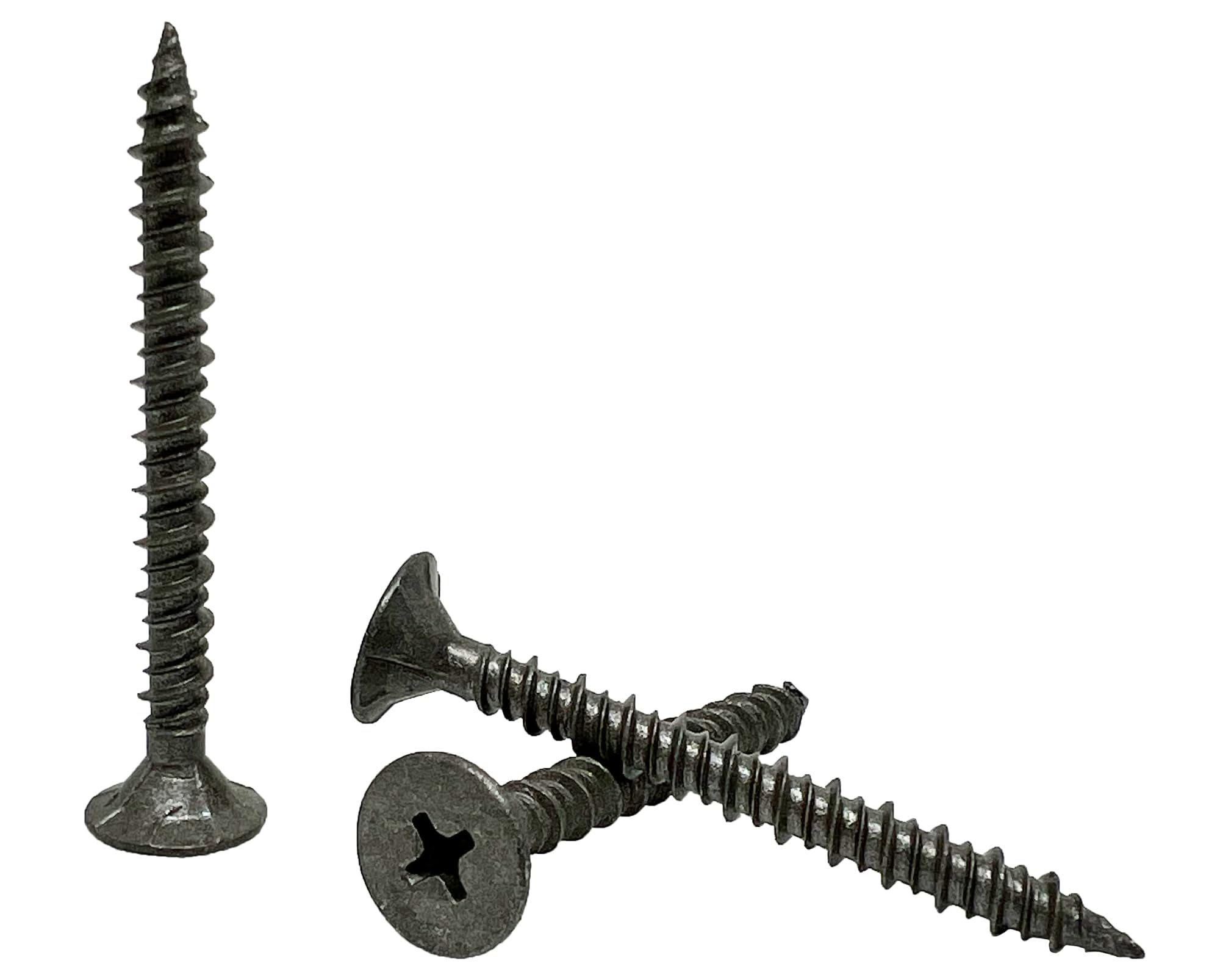 4.2 x 42mm Twin Cut Cement Board Screws Countersunk Tile Backer Board Screws Drywall Screws - Box of 200