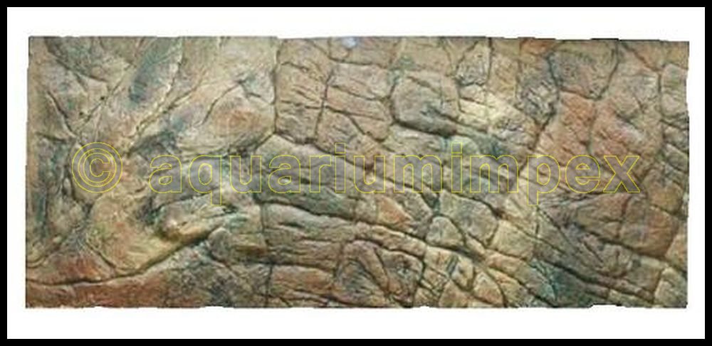 Aquarium 3 D Rückwand Thin Felsen 80x40 tief 2cm 80 40
