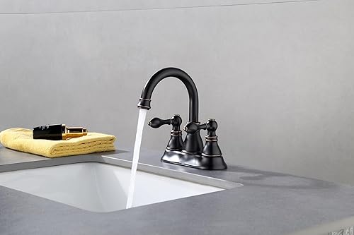 Miniatura 9 de Grifo de baño con dos asas., Bronce, F-4501-NB