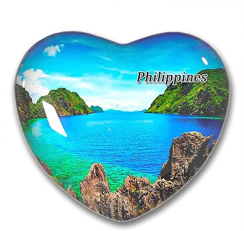 Miniatura 1 de Filipinas El Nido Frigorífico Imanes Pegatina Cocina Refrigerador Decoración Imán Regalo Corazón Forma