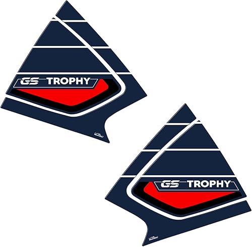 Miniatura 2 de Resin Bike Adhesivos 3D para motocicleta compatibles con BMW R 1250 GS Trophy 2021-2024. Protecciones laterales contra impactos y arañazos.