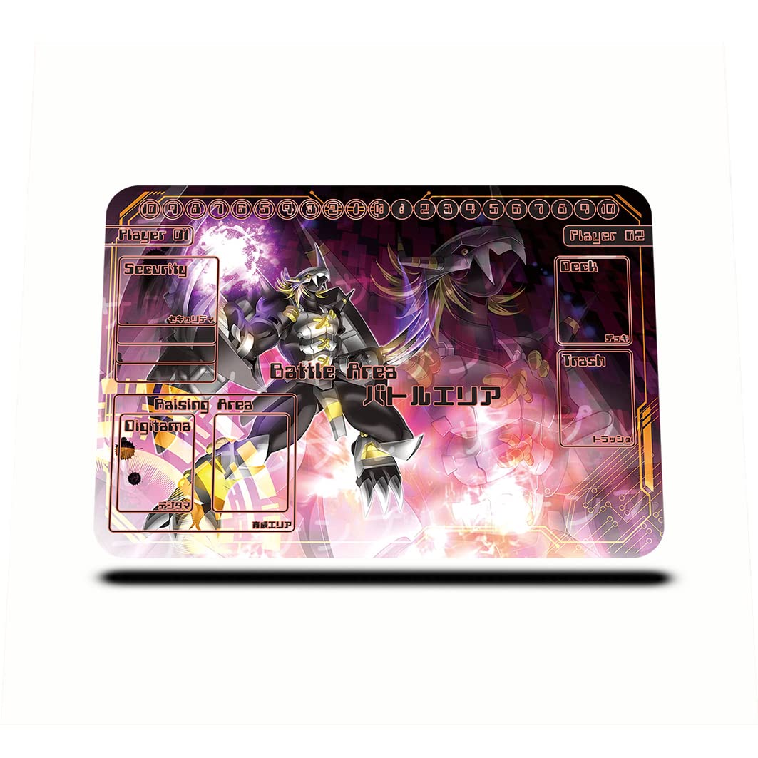 ガイオウモン　プレイマット　フレキシブルラバーマット　デジモンカードゲーム ガイオウモン プレイマット フレキシブルラバーマット デジモン